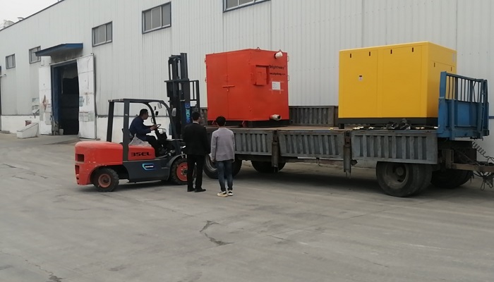 Brightway solids vacuum pump ready for shipment